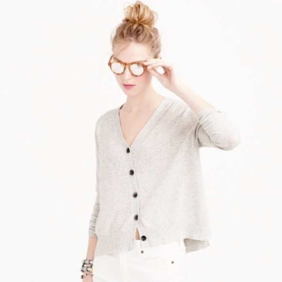 J. Crew Sweaters - J. Crew cotton v neck summer weight sweater